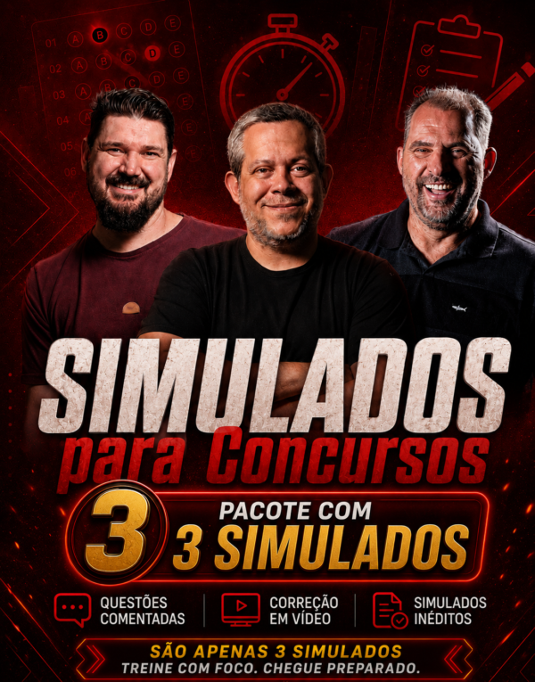 Pacote 3 Simulados Tripé da Aprovação!